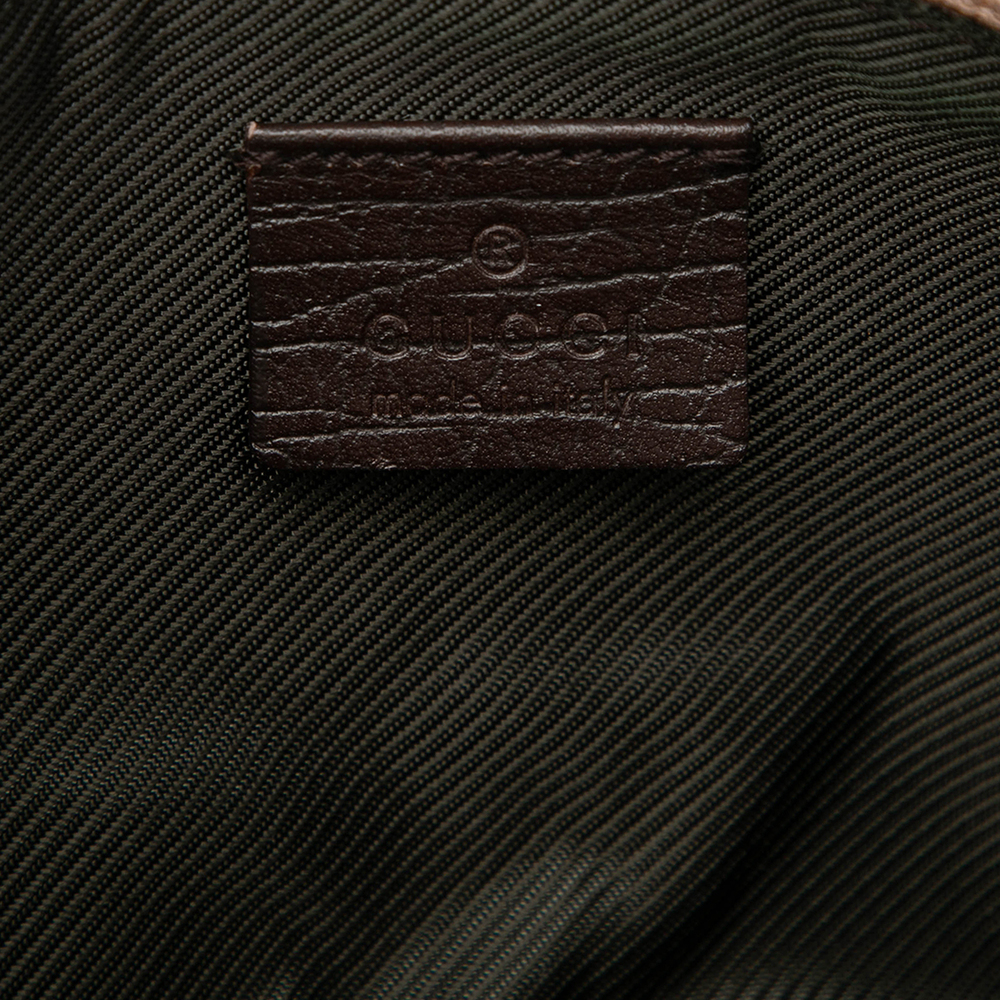 Pre-Loved Gucci GG Canvas Web Boat - Picture 5 of 7